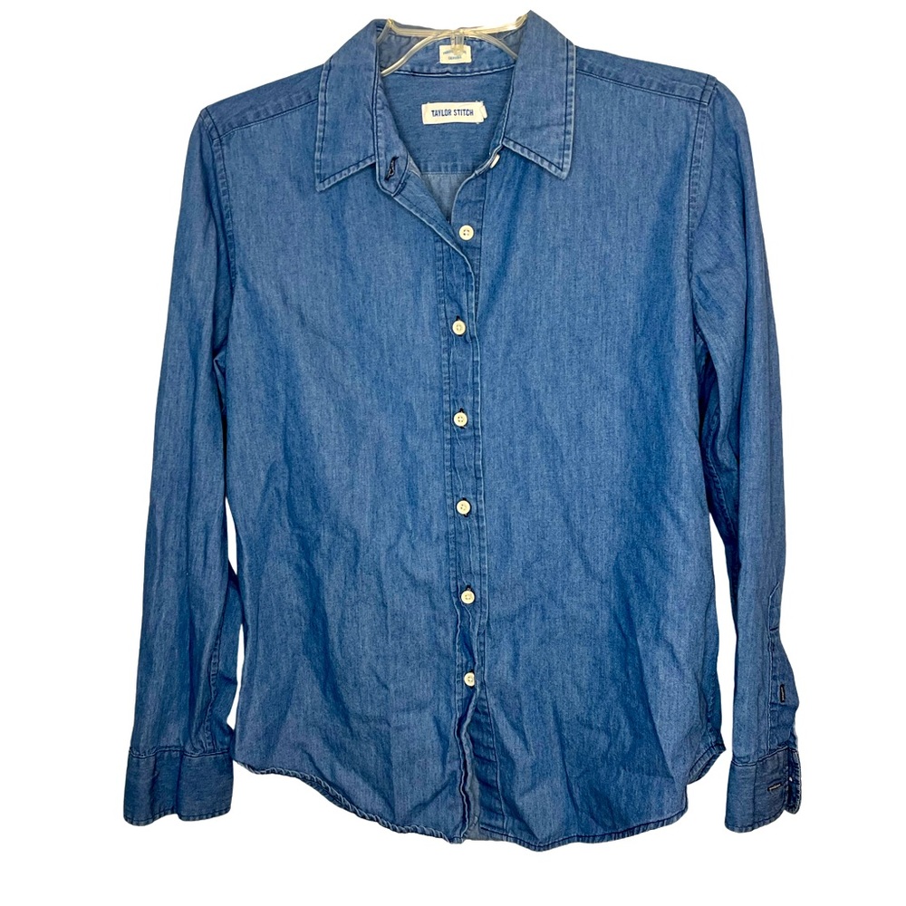 Taylor Stitch Blue Denim Button-Down Shirt